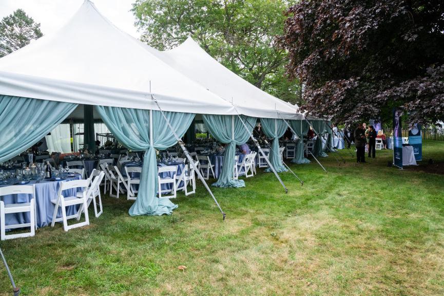 The campus grounds offer several outdoor settings able to accommodate open-air and tented events ...